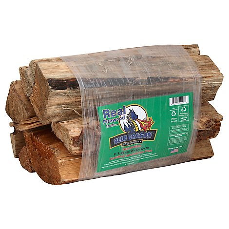 Blue Dragon Firewood Bundle Seasoned 0.75 Cu. Ft. - Each