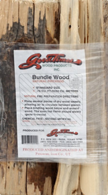 Goodtimes Wood Products Bundle Wood Natural Firewood 0.75 Cu. Ft. - Each - Image 2