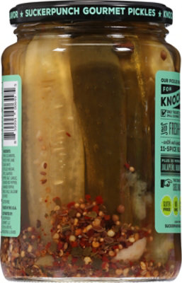 SuckerPunch Gourmet Pickles 3 Pepper Fire Spears - 24 Fl. Oz. - Image 6