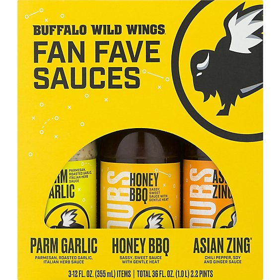 Buffalo Wild Wings 3pk Sauces - 3-12 Oz
