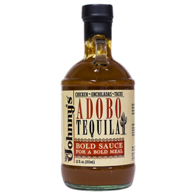 Johnnys F Sauce Adobo Tequila - 12 Oz