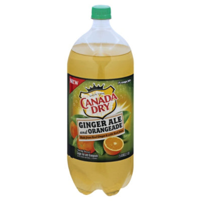 Canada Dry Ginger Ale And Orangeade - 2 Liter
