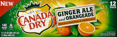 Canada Dry Ginger Ale Orangeade - 12-12 Fl. Oz. - Image 3