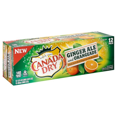 Canada Dry Ginger Ale Orangeade - 12-12 Fl. Oz. - Image 1