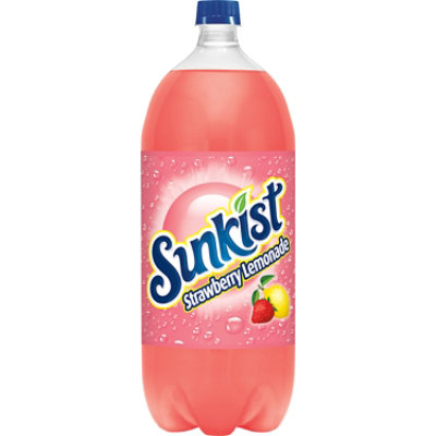 Sunkist Strawberry Lemonade Soda Bottle - 2 Liter - Image 5