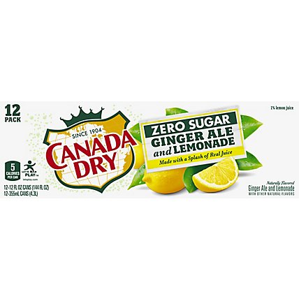 Canada Dry Diet Ginger Ale And Lemonade - 12-12 Fl. Oz. - Image 6