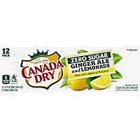 Canada Dry Diet Ginger Ale And Lemonade - 12-12 Fl. Oz. - Image 2
