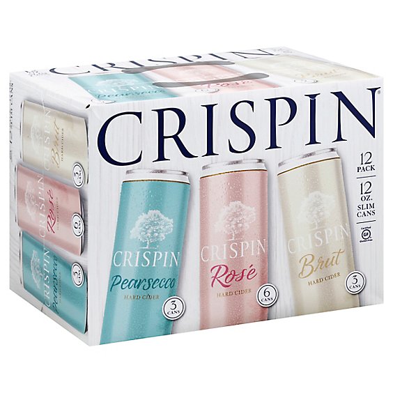 Crispin Hard Cider Gluten Free Variety Pack 5.5% ABV In Cans - 12-12 Fl. Oz.