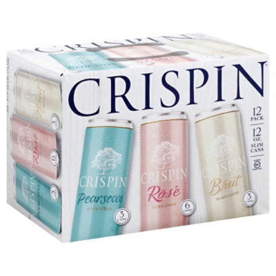 Crispin Hard Cider Gluten Free Variety Pack 5.5% ABV In Cans - 12-12 Fl. Oz.