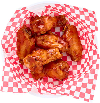Sweet N Savory BBQ Bone-In Chicken Wings - 6 Count - Image 1