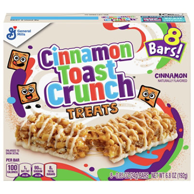 Cinnamon Toast Crunch Treats Bar Cinnamon - 8-0.85 Oz - Image 1