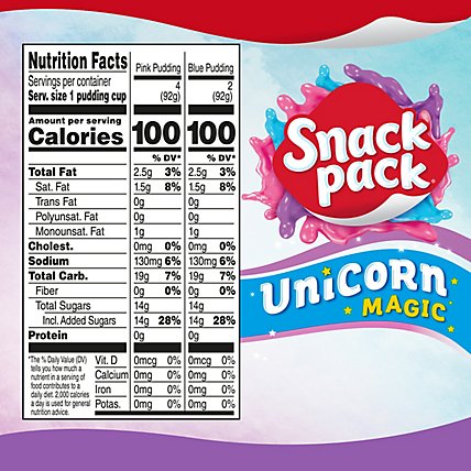 Snack Pack Pudding Unicorn Magic - 6-3.25 Oz - Image 4