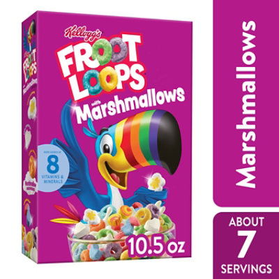 Kellogg's Froot Loops Original Cold Breakfast Cereal, 32.1 oz Bag 