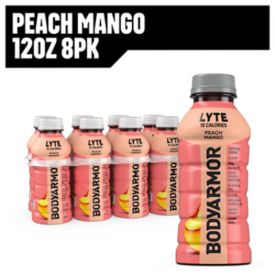 BODYARMOR LYTE Peach Mango Sports Drink - 8-12 Fl. Oz.