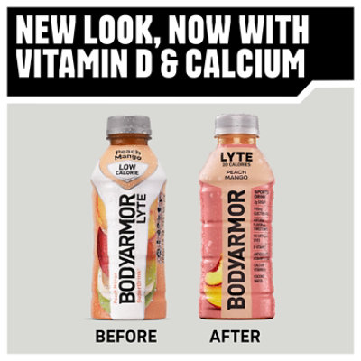 BODYARMOR LYTE Peach Mango Sports Drink - 8-12 Fl. Oz. - Image 2