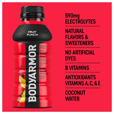 BODYARMOR Fruit Punch Sports Drink - 8-12 Fl. Oz. - Image 4