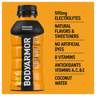 BODYARMOR Orange Mango Sports Drink - 8-12 Fl. Oz. - Image 4