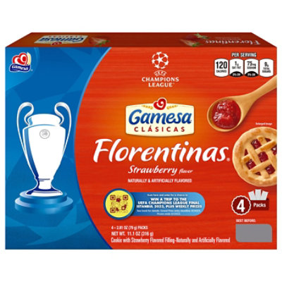 Gamesa Florentinas Strawberry - 11.1 Oz - Image 1