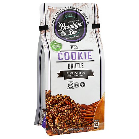 Brooklyn Bites Crunchy Pretzel Cookie Br - 6 Oz