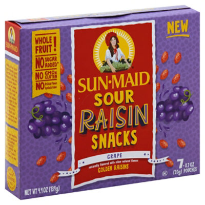 Sun-Maid Sour Raisins Grape - 7-.0.7 Oz