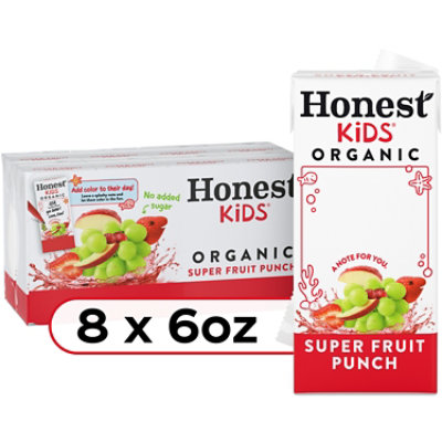 Honest Kids Fruit Punch Cartons 6 Fl Oz - 48 Fl. Oz. - Image 2