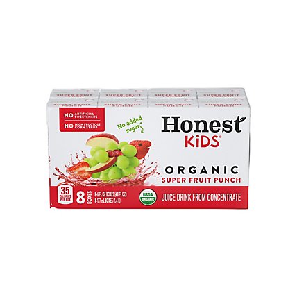 Honest Kids Fruit Punch Cartons 6 Fl Oz - 48 Fl. Oz. - Image 1
