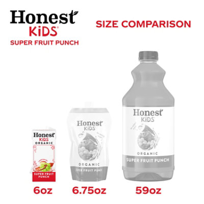  Honest Kids Fruit Punch Cartons 6 Fl Oz - 48 Fl. Oz. 