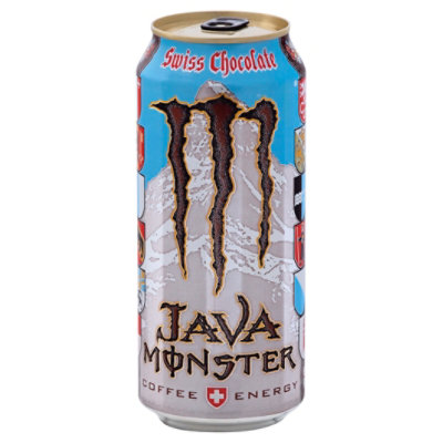 コーヒー Monster Monster Energy Java Swiss Chocolate Coffee + Energy Drink - 15 Fl