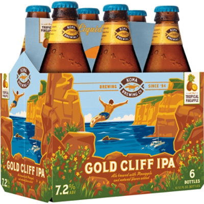 Kona Gold Cliff IPA Bottles - 6-12 Fl. Oz. - Image 1