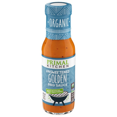 Primal Kitchen Organic & Unsweetened Golden BBQ Sauce, Pack of 6