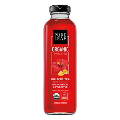 Pure Leaf Tea House Collection Organic Hibiscus Tea Passionfruit & Pineapple - 14 Fl. Oz.