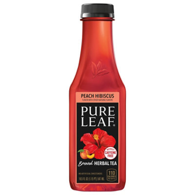 Pure Leaf Tea Brewed Herbal Peach Hibiscus - 18.5 Fl. Oz.