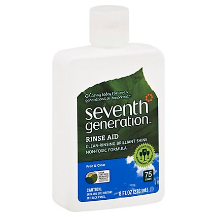 Seventh Generation Rinse Aid Free & Clear - 8 Fl. Oz. - Image 1