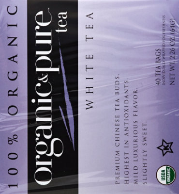 Organic & Pure White Tea Organic 40 Count - 2.26 Oz - Image 3