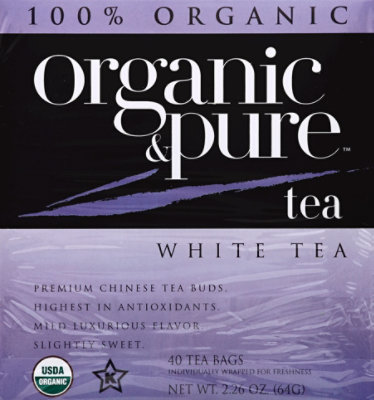 Organic & Pure White Tea Organic 40 Count - 2.26 Oz - Image 2