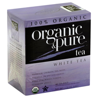 Organic & Pure White Tea Organic 40 Count - 2.26 Oz - Image 1