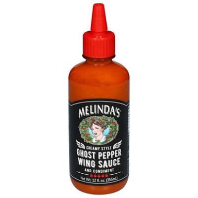 Melinda's Sauce Wing Ghst Pepper Cream - 12 Oz