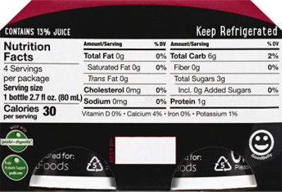 GoodBelly Oat Drink Probiotics No Sugar Added Yumberry - 4-2.7 Fl. Oz. - Image 6