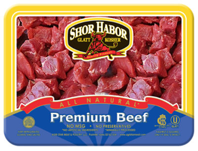 Shor Habor Beef Cubes - 1 LB - Image 1