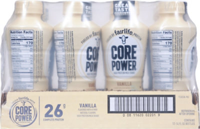 fairlife Core Power High Protein Milk Shake Vanilla - 12-14 Fl. Oz. - Image 6