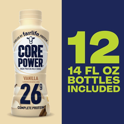 fairlife Core Power High Protein Milk Shake Vanilla - 12-14 Fl. Oz. - Image 5
