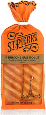 Bag Broiche Baguette St Pierre 4ct - 11.9 Oz - Image 2