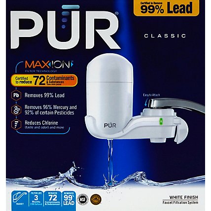PUR Maxion Faucet Filtration System White Finish Classic - Each - Image 2