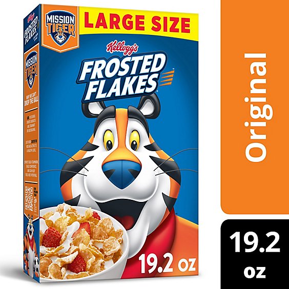Frosted Flakes 8 Vitamins and Minerals Original Breakfast Cereal - 19.2 Oz
