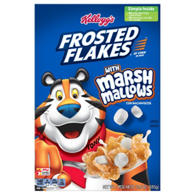 Kellogg's Frosted Flakes Original Breakfast Cereal, Family Size, 13.5 oz  Box 