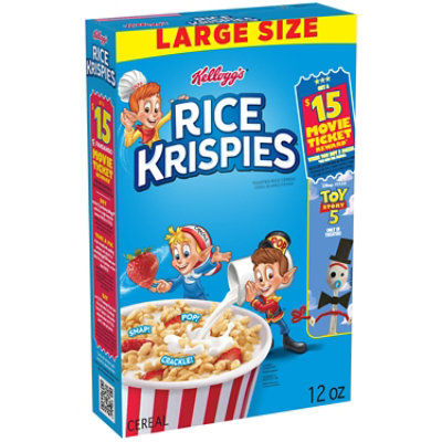 Kellogg's Rice Krispies Original 8 Vitamins and Minerals Breakfast Cereal - 12 Oz