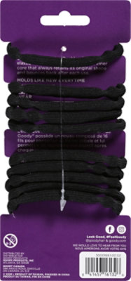 Goody Ouchless Elastics Forever Black - 10 Count - Image 4