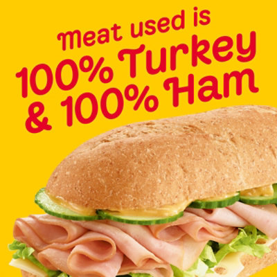 Oscar Mayer Sub Kit with Extra Lean Honey Ham & Extra Lean Honey Smoked Turkey Breast Sliced Lunch Meat - 28 Oz - Image 1