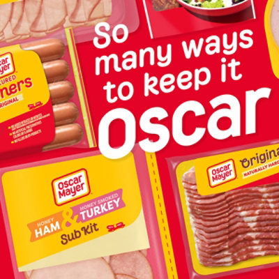 Oscar Mayer Sub Kit with Extra Lean Honey Ham & Extra Lean Honey Smoked Turkey Breast Sliced Lunch Meat - 28 Oz - Image 5
