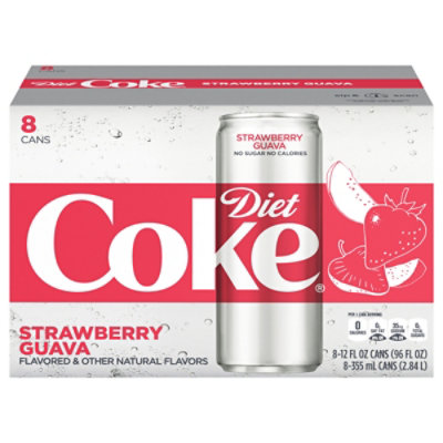 Diet Coke Strawberry Guava - 8-12 Fl. Oz.